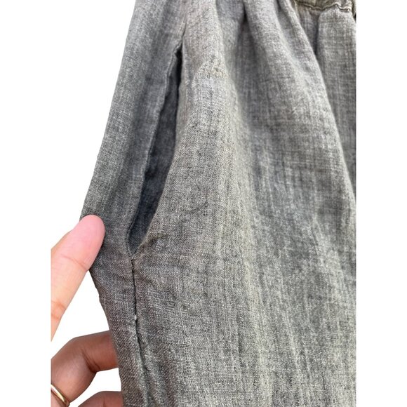Ivan Grundahl Copenhagen Womens Waist 30 in Gray Linen Trouser Pants Size 42 - Picture 10 of 14